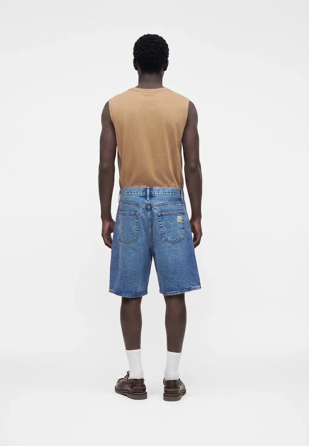 Свободные джинсовые шорты Gap, Medium Wash — фото 3