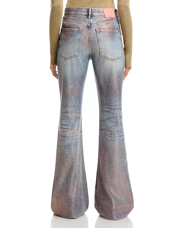 Женские джинсы с блестками Acne Studios, Rose/Blue — фото 3