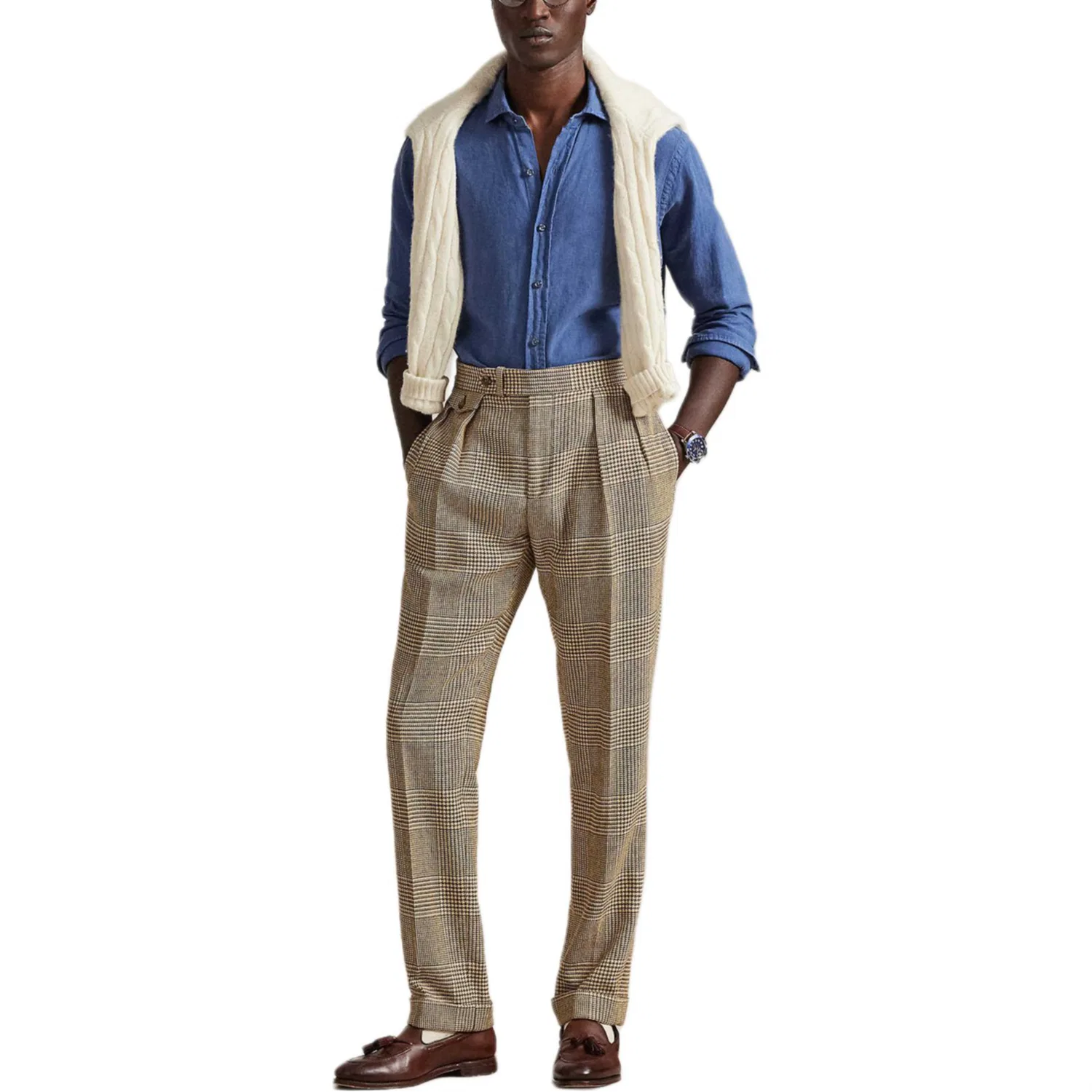 Рубашка Classic Version Polo Ralph Lauren, Night Blue — фото 3