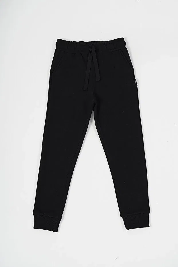 Детские спортивные штаны для мальчиков с утяжкой Mmetalic, Black-Anthracite — фото 2