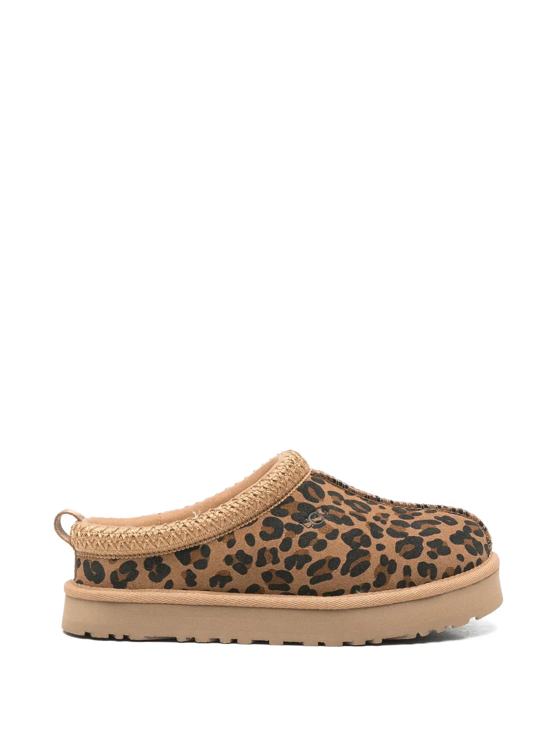 Тапочки Tazz Spotted с леопардовым принтом UGG, коричневый