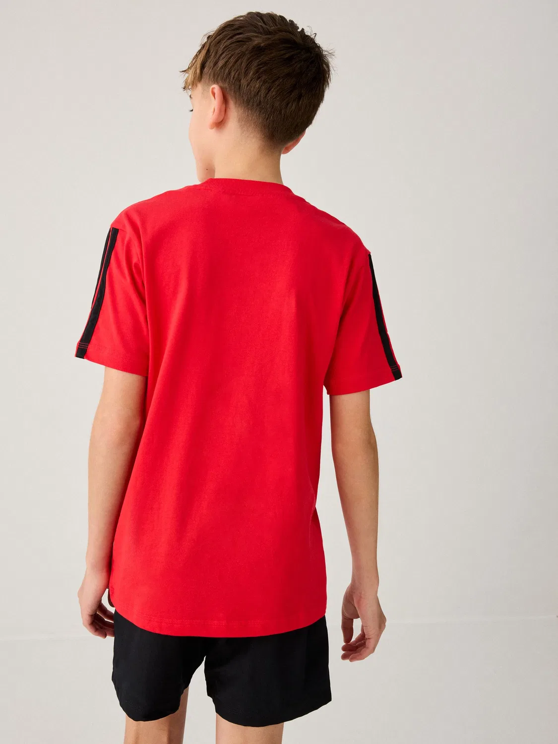 Футболка adidas Red Essentials, детская, красный — фото 2