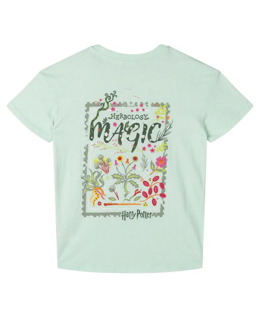 Комплект из футболки и леггинсов с принтом Love Potion Harry Potter, Mint Green Cream — фото 2