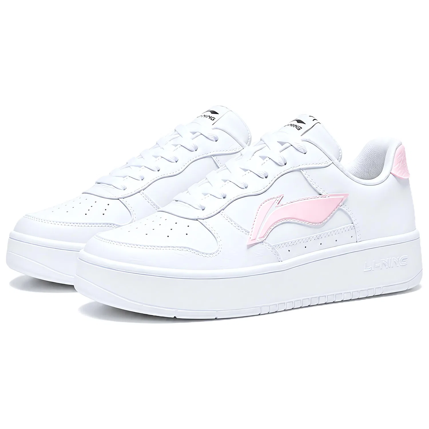 Детские кеды для мальчиков и девочек низкие Li-Ning Floating Boat, Pink — фото 4