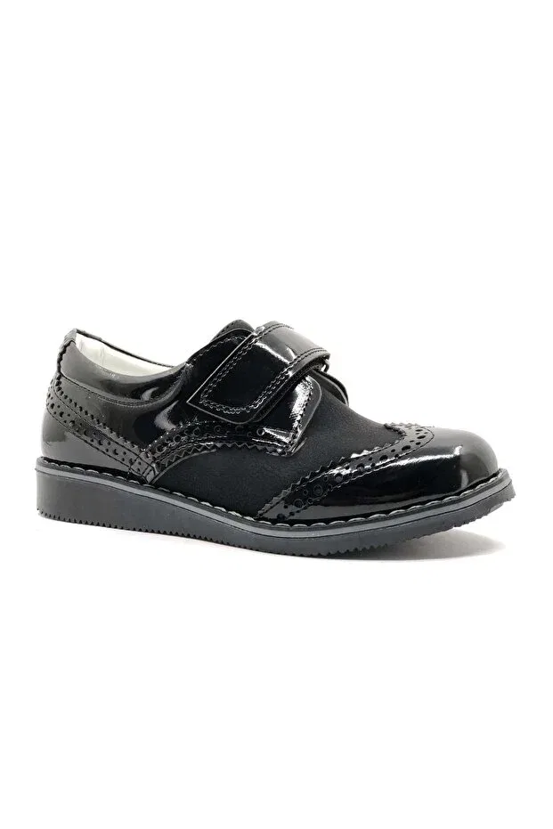Детские туфли для девочек с коротким каблуком Kocamanlar, Black