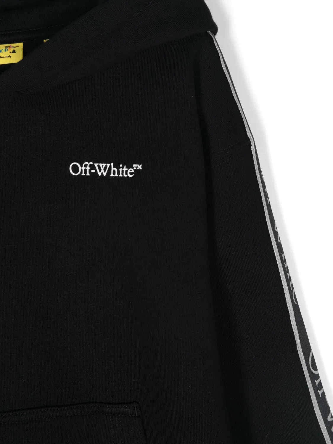 Худи с логотипом Bookish OFF-WHITE, черный — фото 2