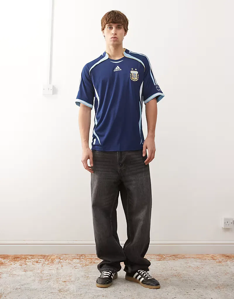 Футболка Adidas для выездного матча Чемпионата мира по футболу 2006 года в Аргентине, темно-синий — фото 2