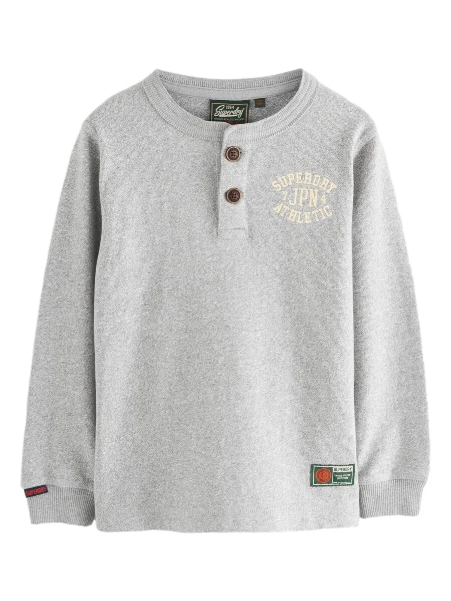Рубашка Superdry & Co серого цвета