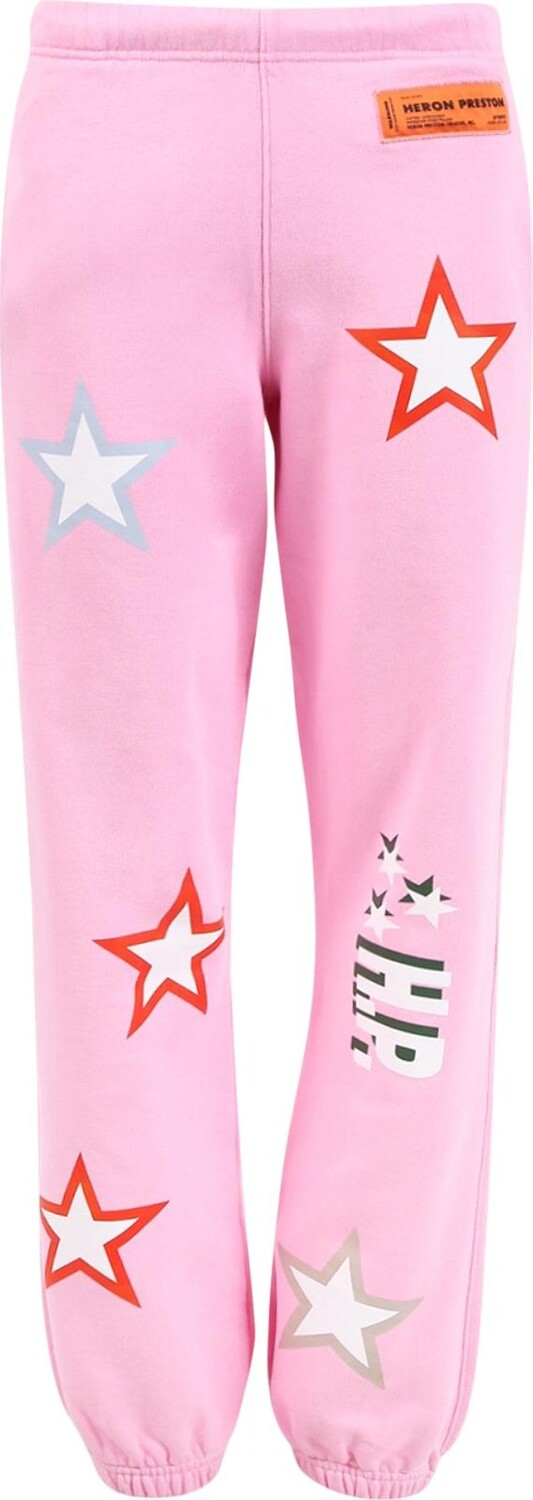 

Спортивные брюки Heron Preston Stars Sweatpants 'Pink/White', розовый