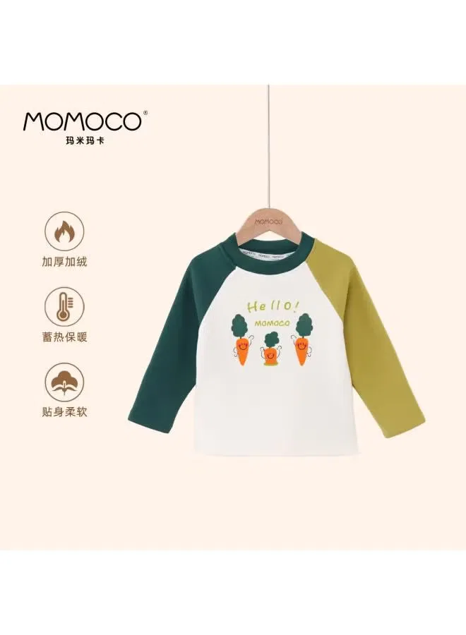 Лонгслив с принтом Mamimaka Momoco, зеленый