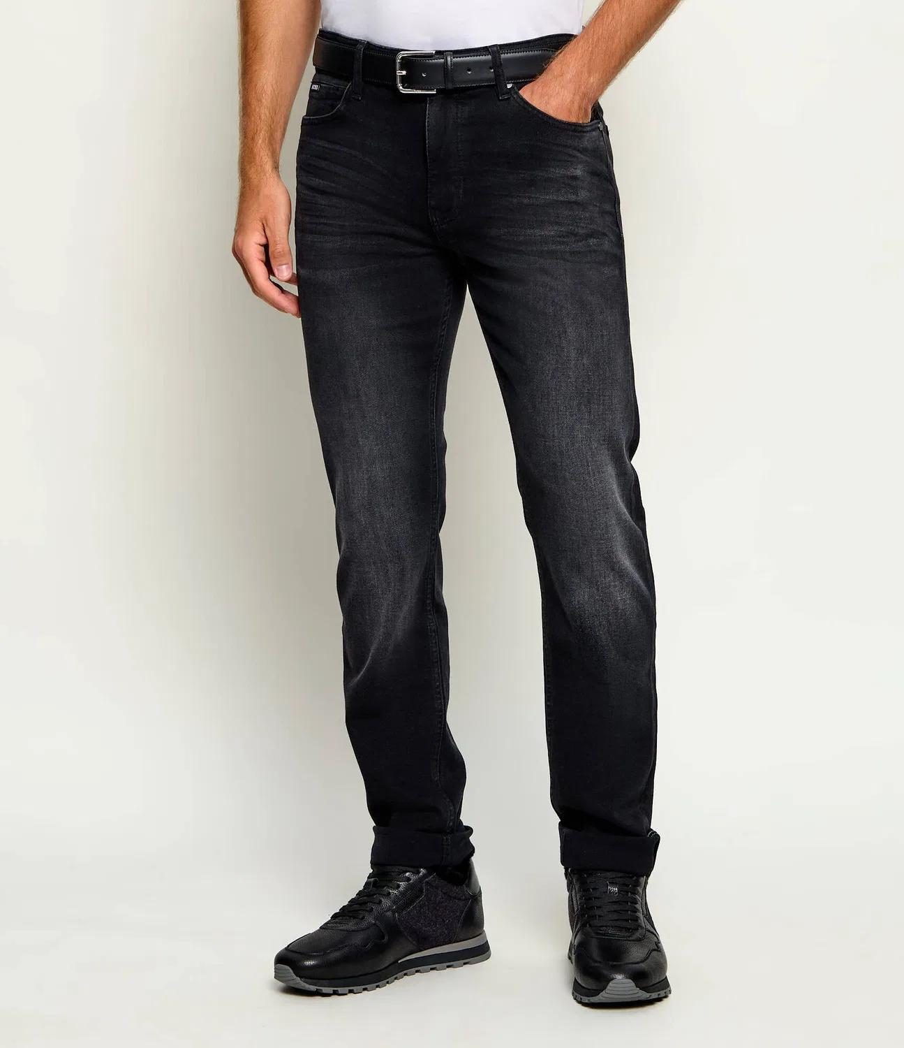 Джинсы slim fit H-Delaware Boss, черный