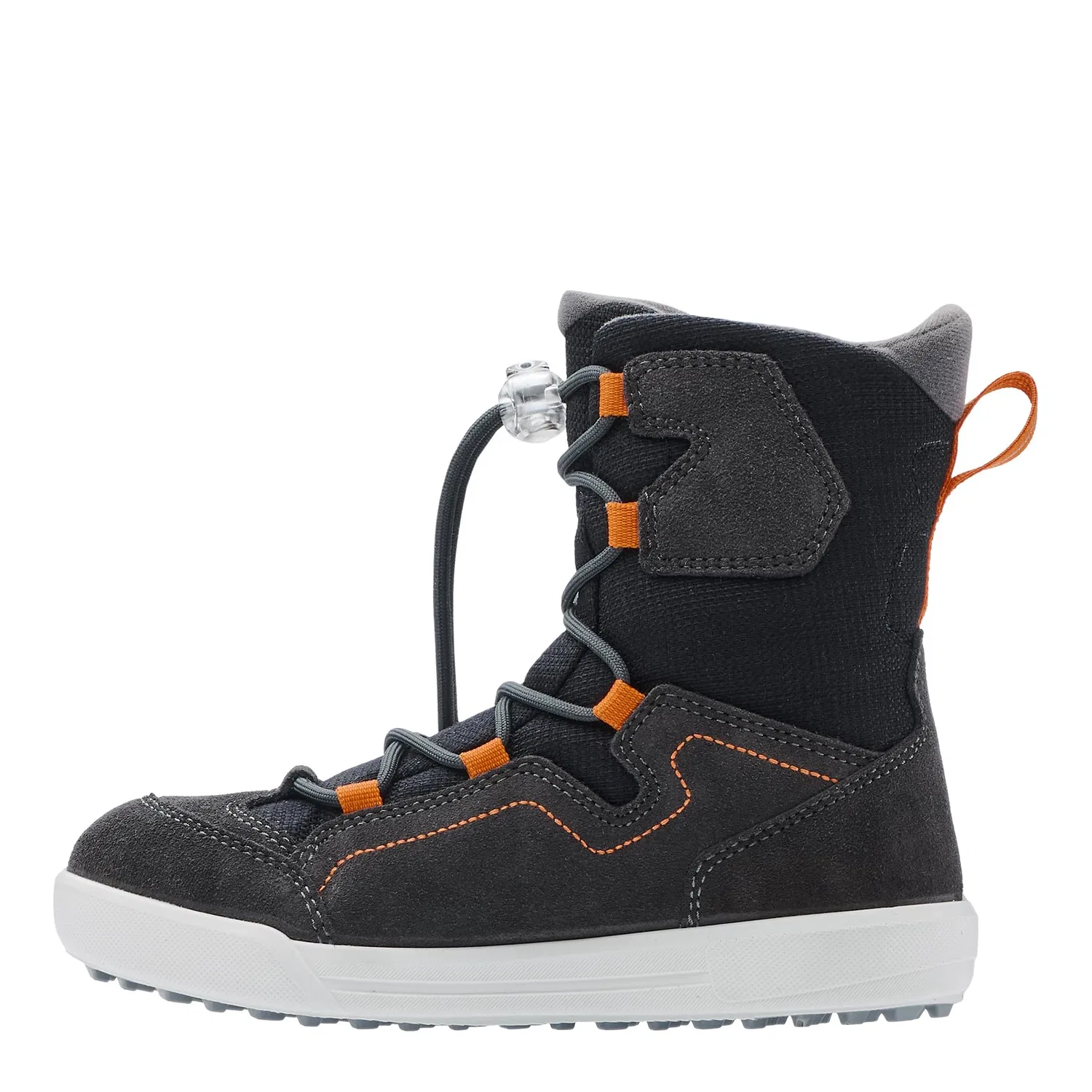 Детские ботинки для мальчиков зимние Raik 2 Gtx Hi Jr LOWA, Black Orange — фото 2