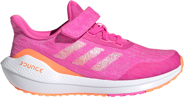 Кроссовки Adidas EQ21 Run Velcro J 'Screaming Pink', розовый - фото