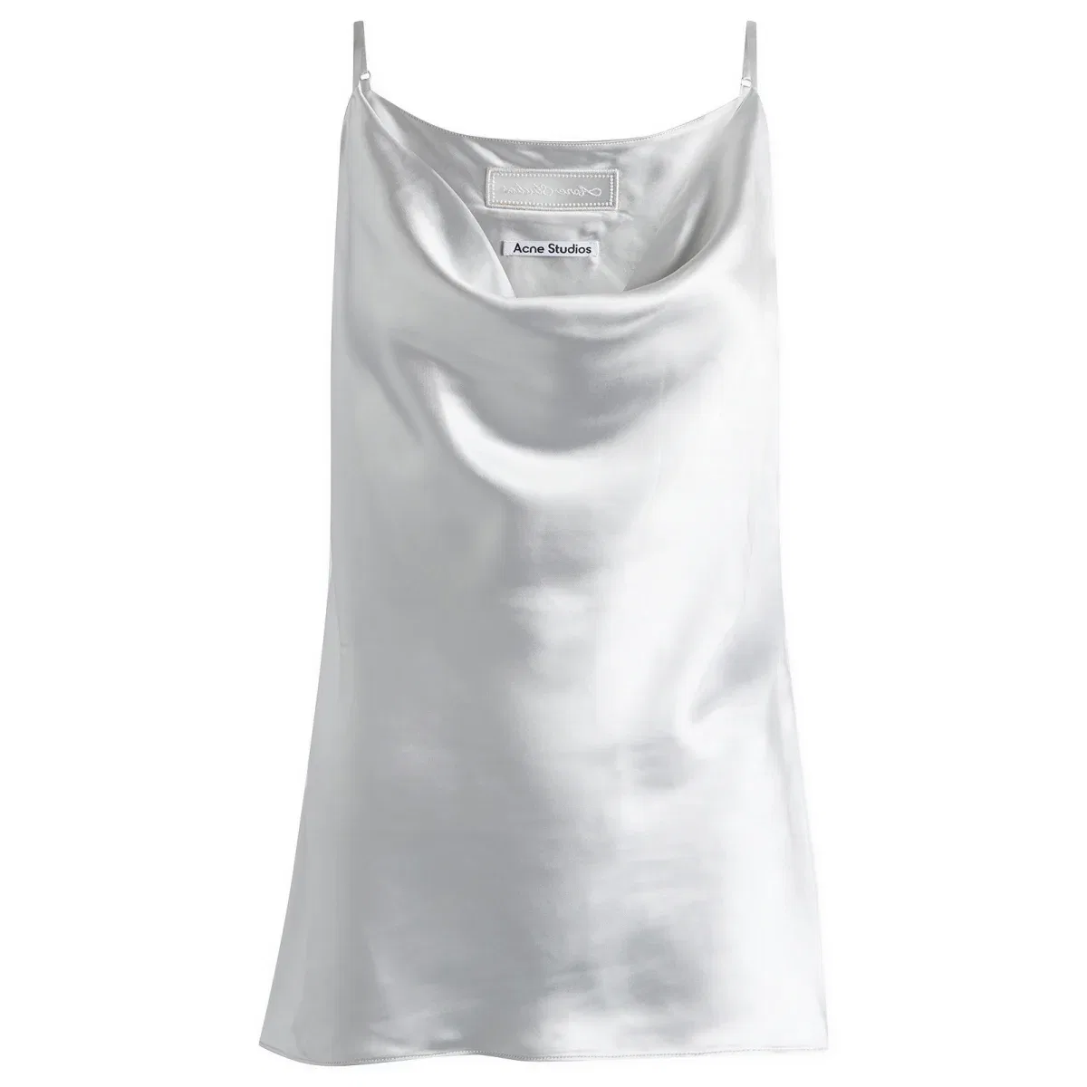 Топ из атласа Temi Acne Studios, Ice Blue
