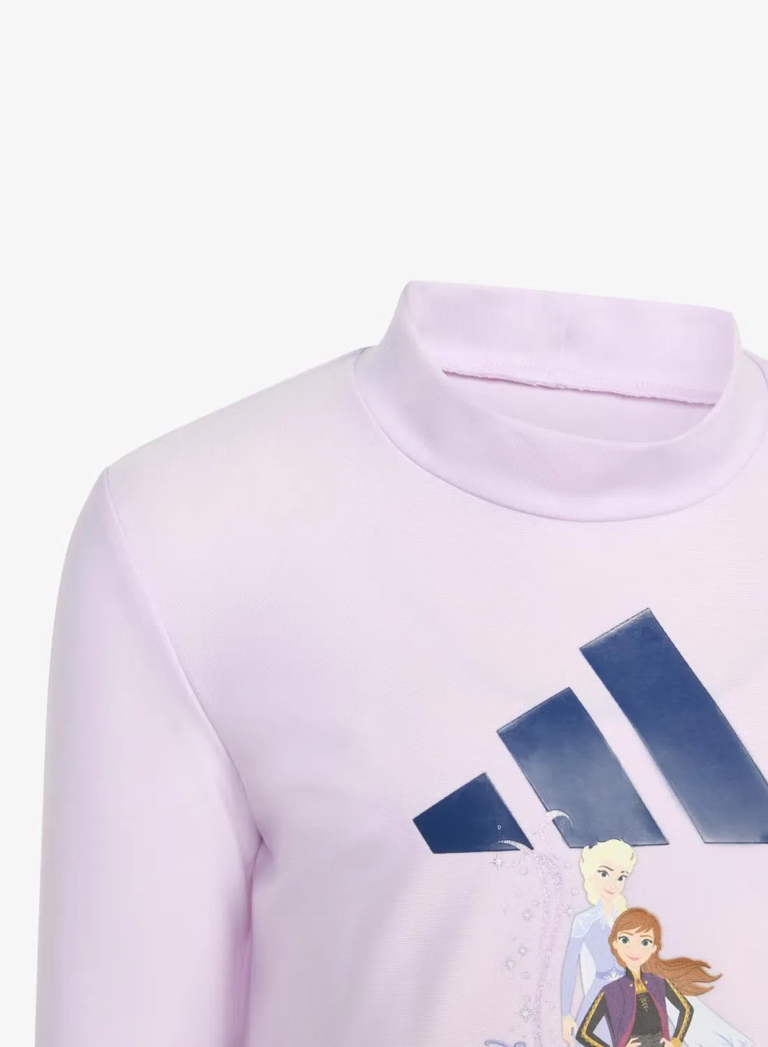 Рашгард с принтом Disney Frozen Adidas, лавандовый — фото 4