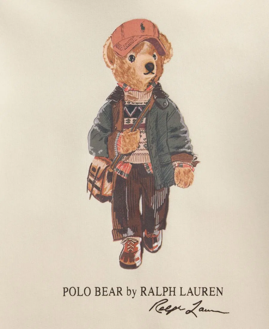 Худи с капюшоном и принтом Polo Bear Polo Ralph Lauren, Estate Cream — фото 3