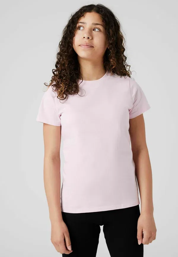 Комплект футболок, хлопок, Basic T-shirt, Two Soon, Parfait Pink, розовый