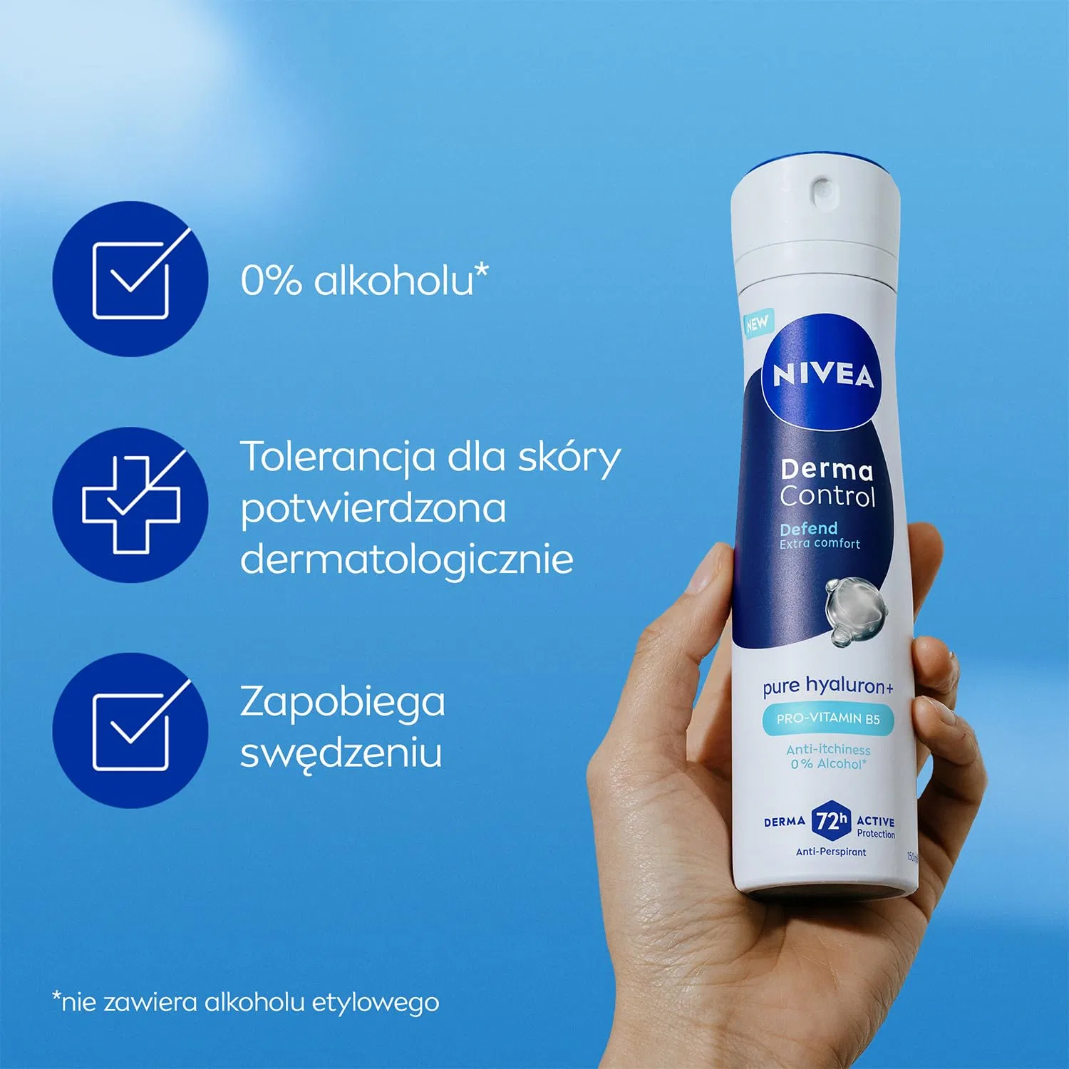 Антиперспирант-спрей с гиалуроновой кислотой NIVEA, 5x150 мл — фото 4