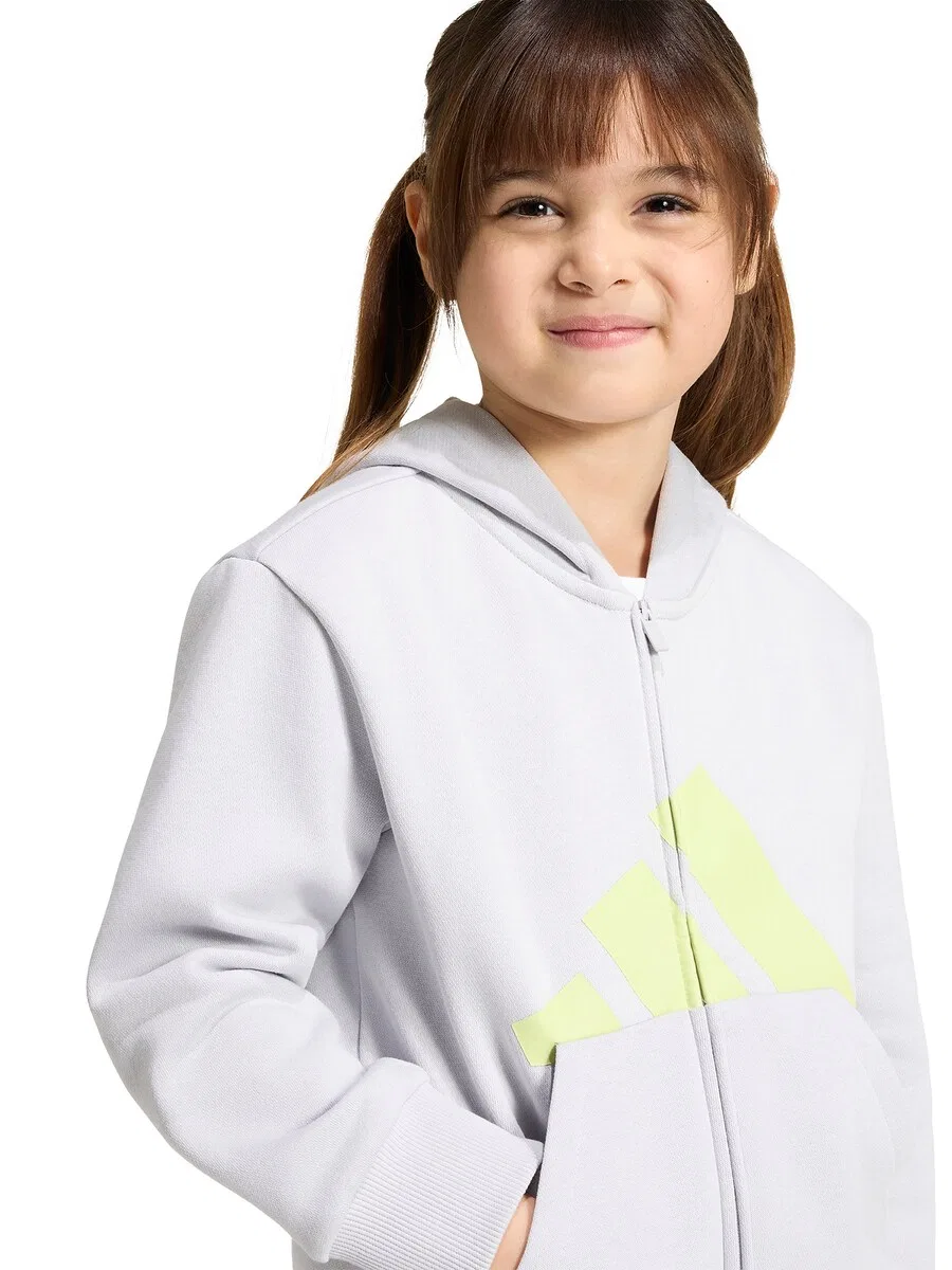 Спортивный костюм ADIDAS SPORTSWEAR 'Essentials' в графитовом и светло-сером цветах — фото 4