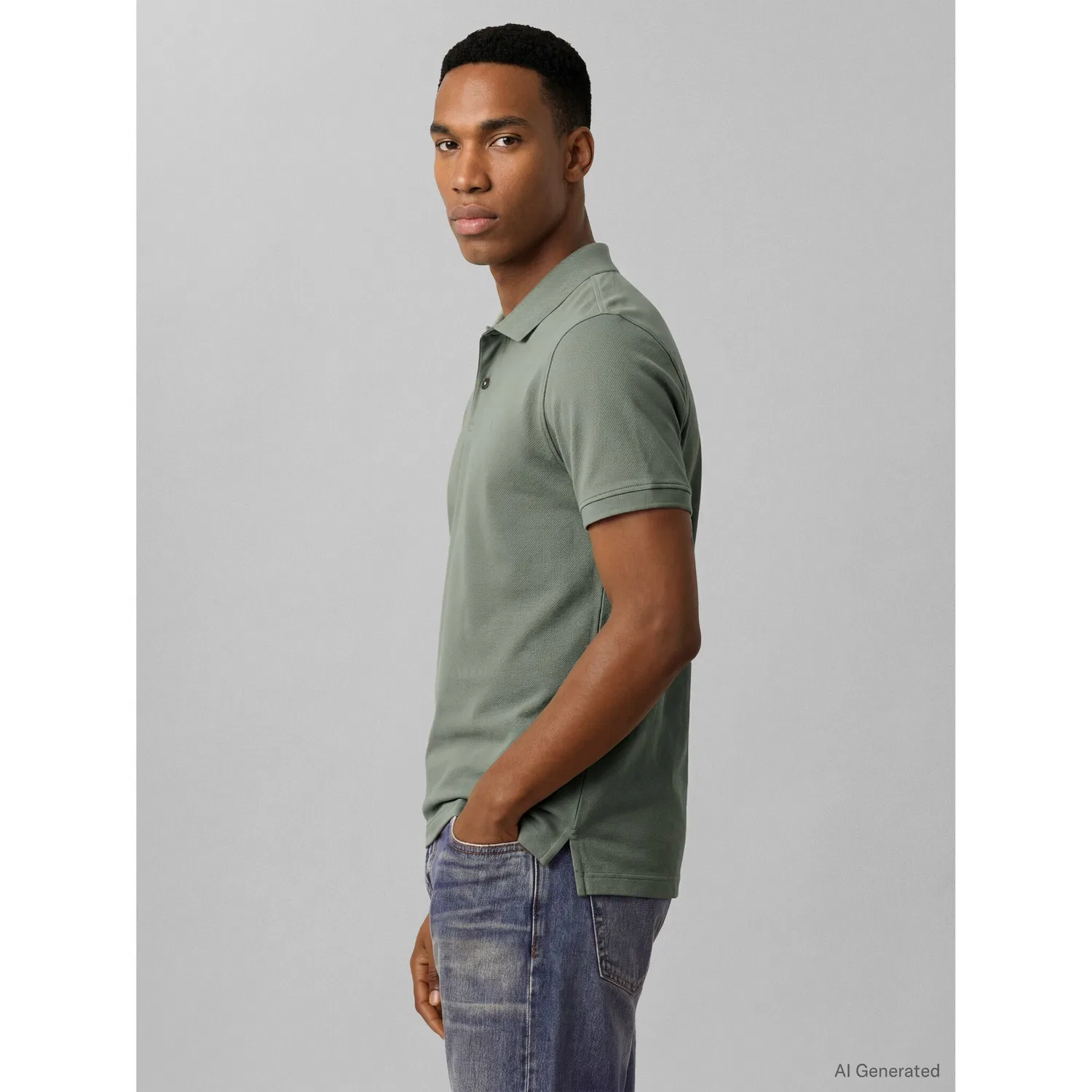 Мужское поло slim fit Calvin Klein, Shadow