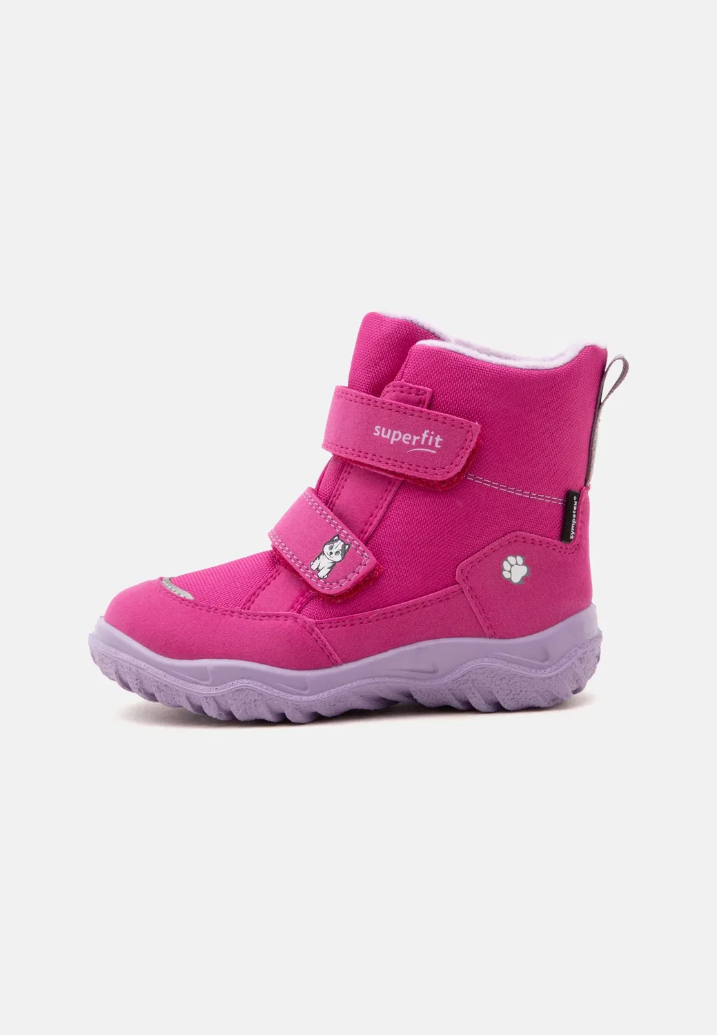 Хаски - зимние ботинки Superfit, Pink/Lila