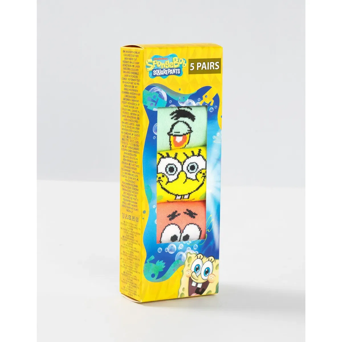 Носки детские с принтом Multi-Character Spongebob Squarepants, Multi — фото 4