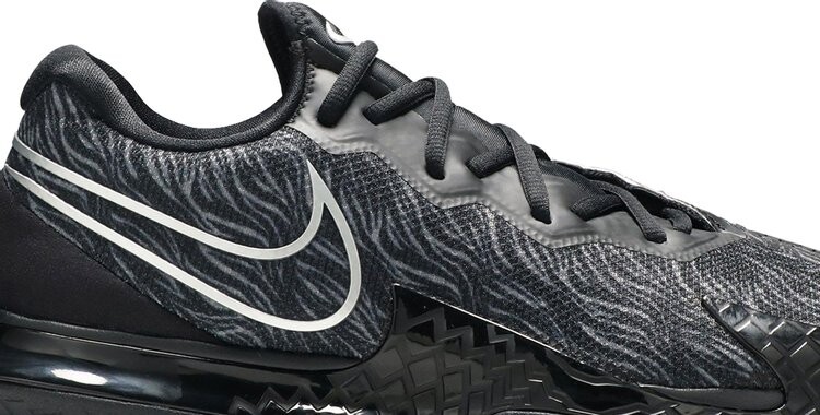 Кроссовки Nike NikeCourt Air Zoom Vapor Cage 4 HC 'Rafael Nadal', черный — фото 3