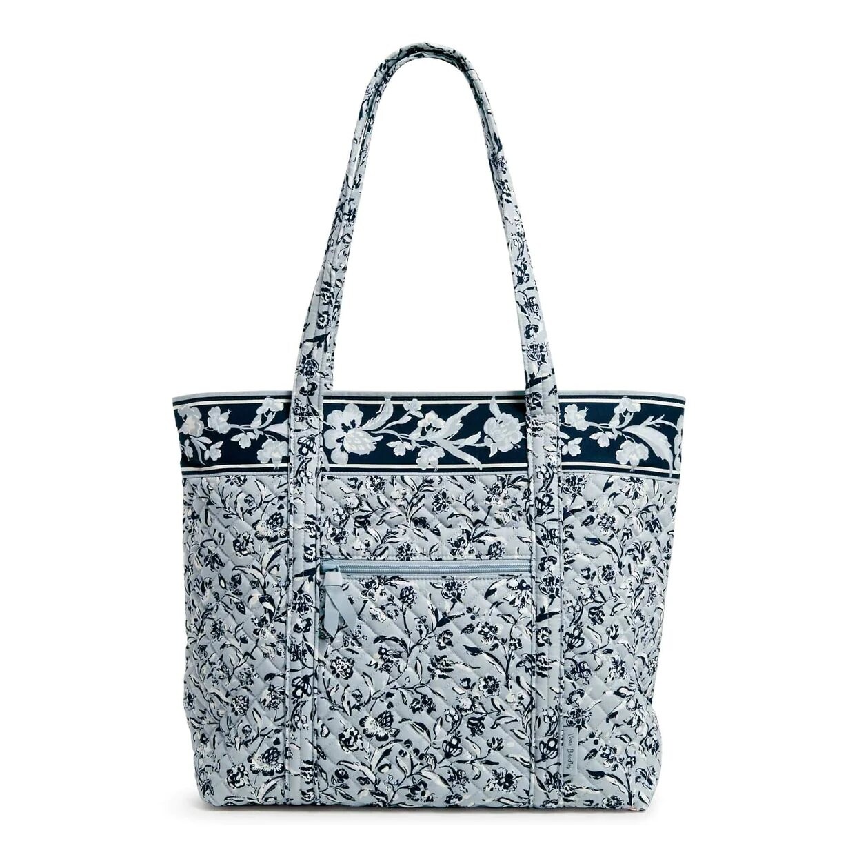 

Сумка-тоут Vera Bradley Cotton Women's, серо-голубой, Синий, Сумка-тоут Vera Bradley Cotton Women's, серо-голубой