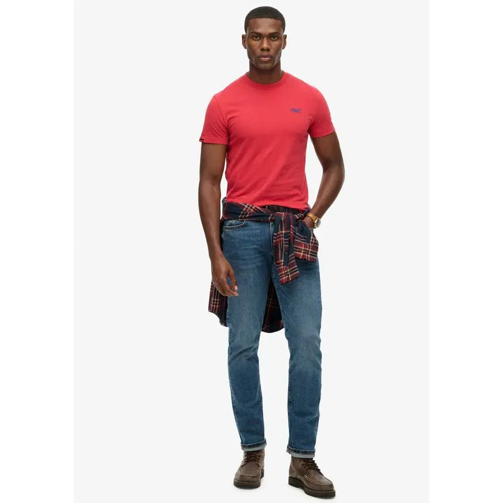 Футболка с коротким рукавом с вышивкой Vintage Logo Superdry, красный — фото 4