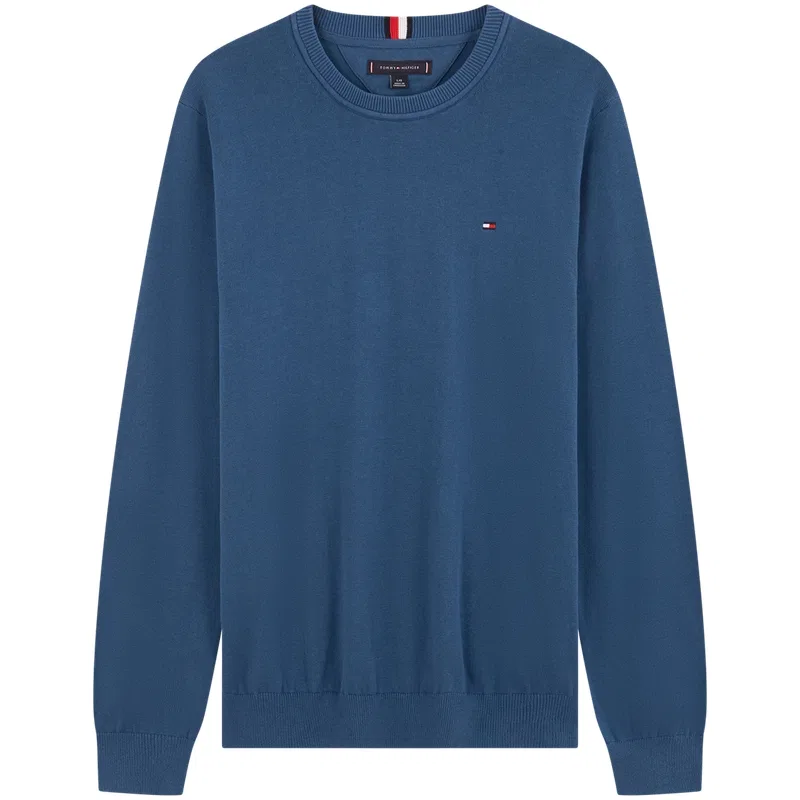 Мужской свитер с круглым вырезом Tommy Hilfiger, Dark Blue DB5