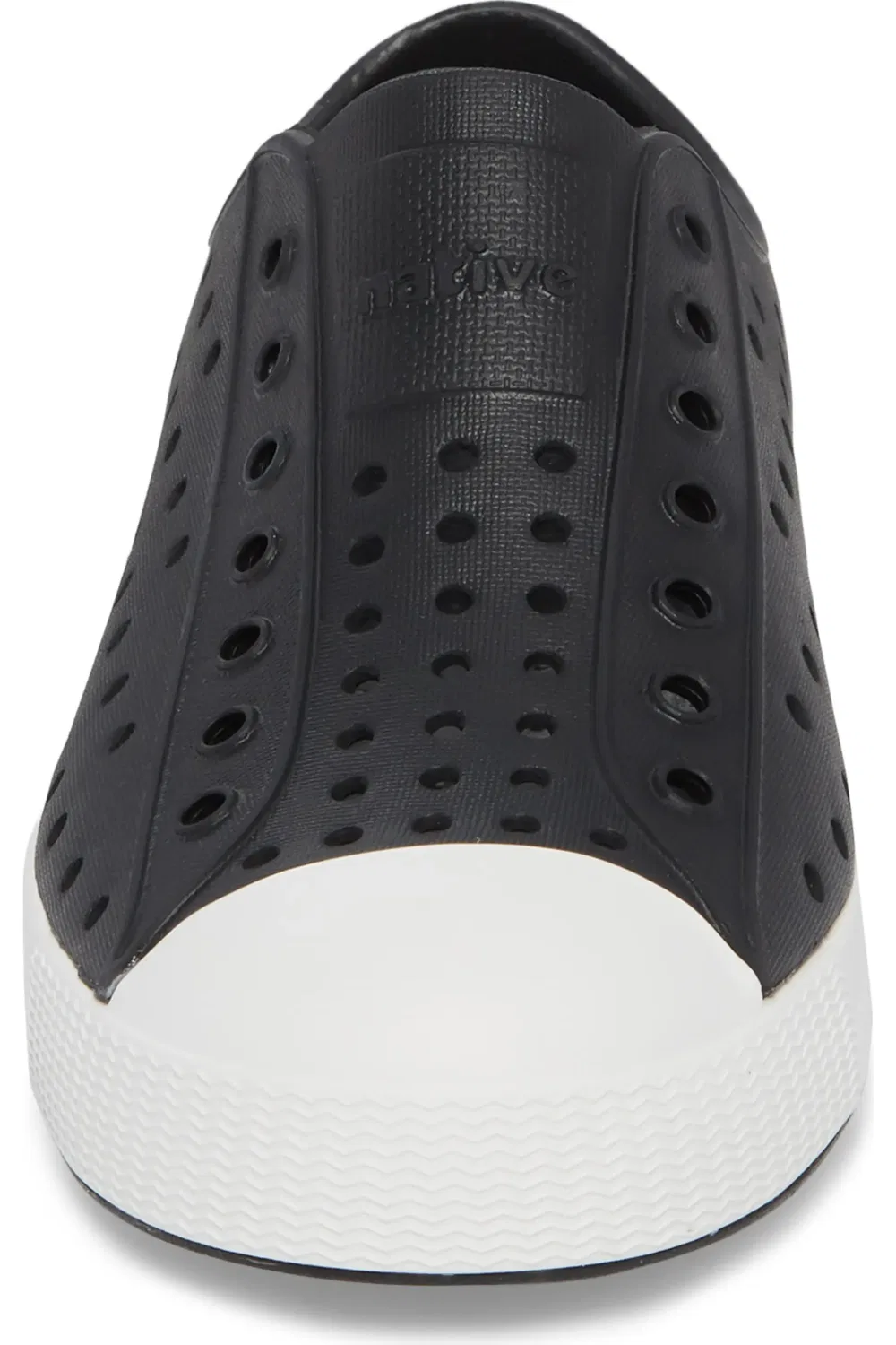 Кеды детские водонепроницаемые Jefferson Slip-On Native Shoes, Jiffy Black/Shell White — фото 4
