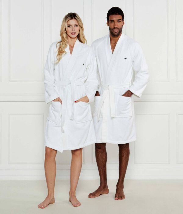 

Халат Regular fit Lacoste Home, белый