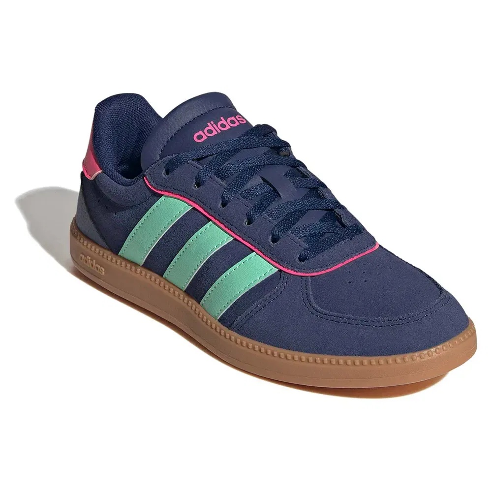 Детские кроссовки для девочек с низким силуэтом Breaknet Sleek Adidas, Blue — фото 2