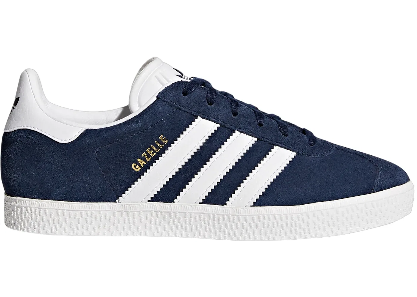 Детские кроссовки для мальчиков с замшевым верхом Adidas Gazelle Adidas, Collegiate Navy/Cloud White/Cloud White