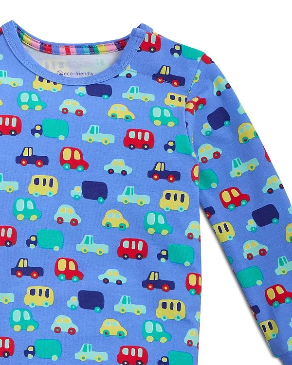 Детский комплект пижам с магнитными застежками CloudStretch Magnetic Me, Blue Multi — фото 3