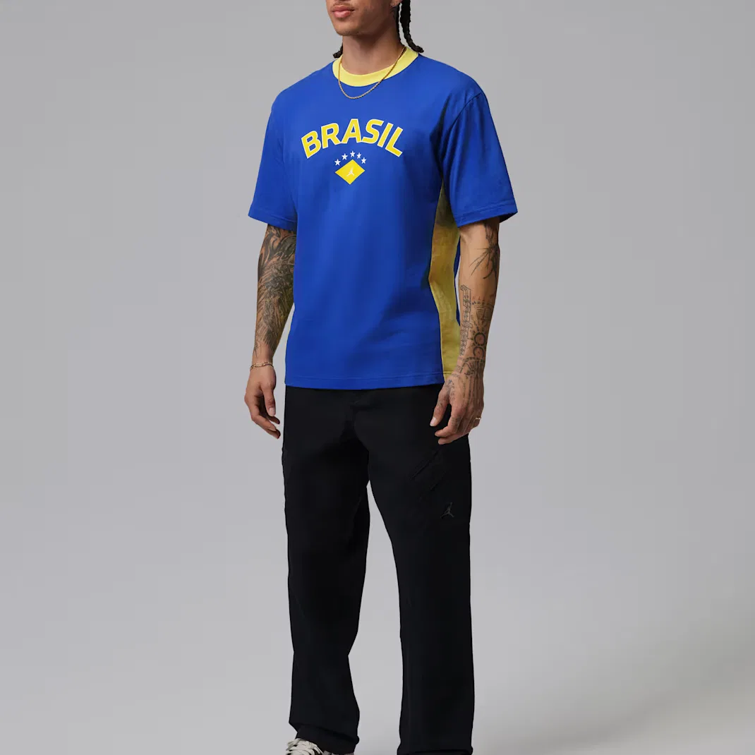 Мужская футболка с графическим принтом Air 85 Jordan, Vintage Royal Blue — фото 4
