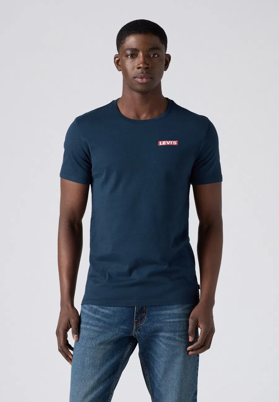 Рубашка LEVI'S темно-сини белого цвета — фото 2