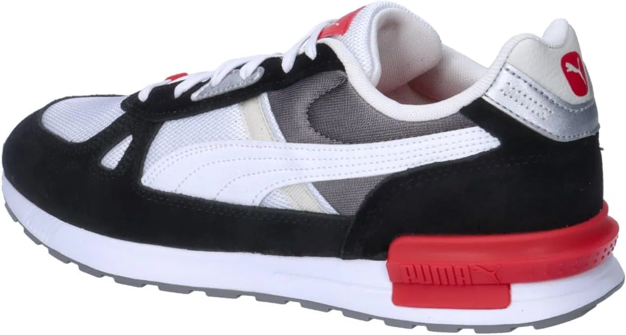 Кроссовки PUMA Graviton Pro унисекс, Puma Black Puma White Cast Iron For All Time Red — фото 3