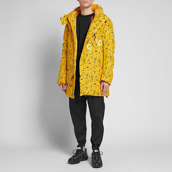 Пуховик lab acg down fill parka охра Nike, желтый — фото 2