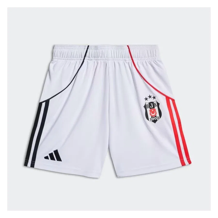 Детские шорты из футера с принтом Beşiktaş JK adidas, Белый