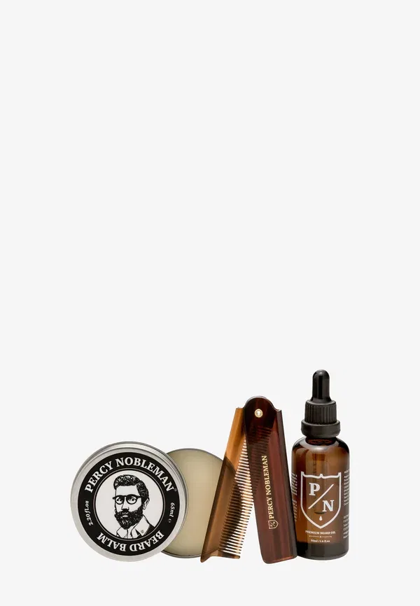 Набор для ухода за бородой масло и бальзам Premium Beard Care Kit Percy Nobleman