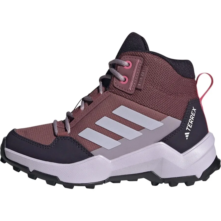 Ботинки для мальчика с защитой от разрывов TERREX AX4R R.RDY MID K adidas, Бордовый — фото 3