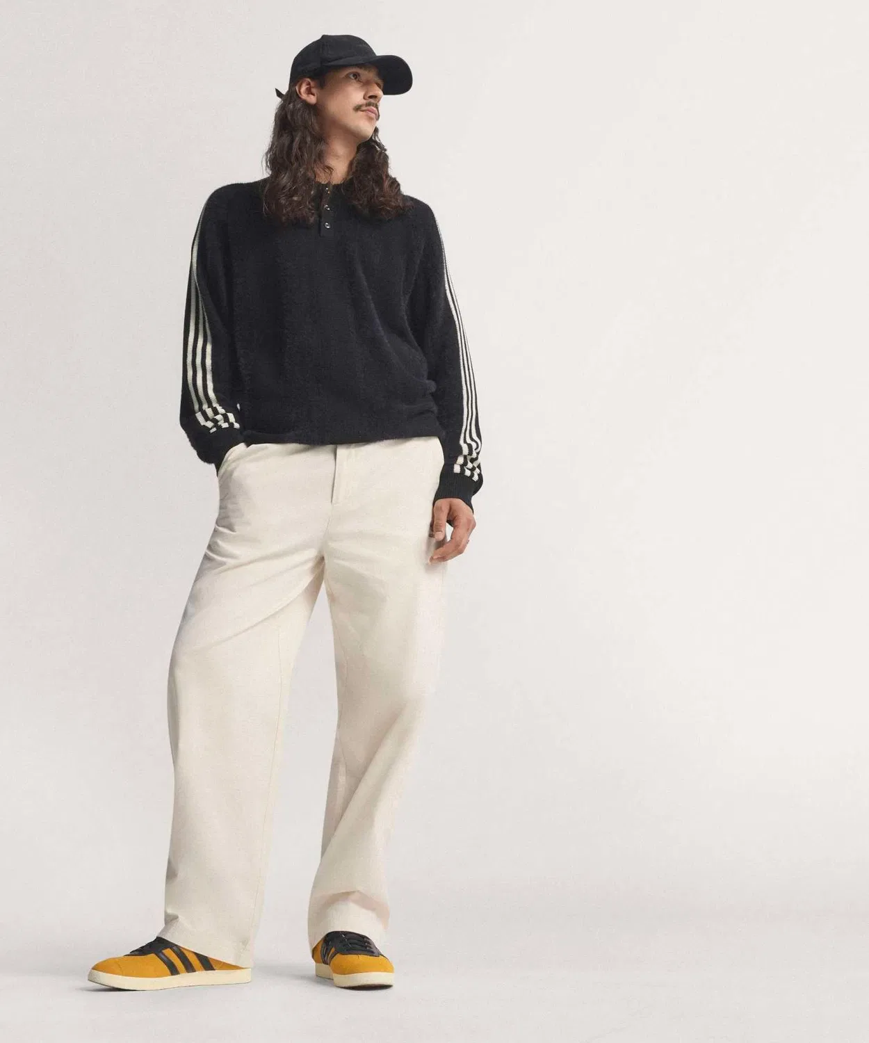 Мужское/Женское худи с длинным рукавомAdidas Originals, Black