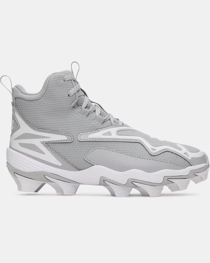 Детские бейсбольные шиповки с амортизацией EVA UA Harper 11 RM Jr. UnderArmour, Baseball Gray/White