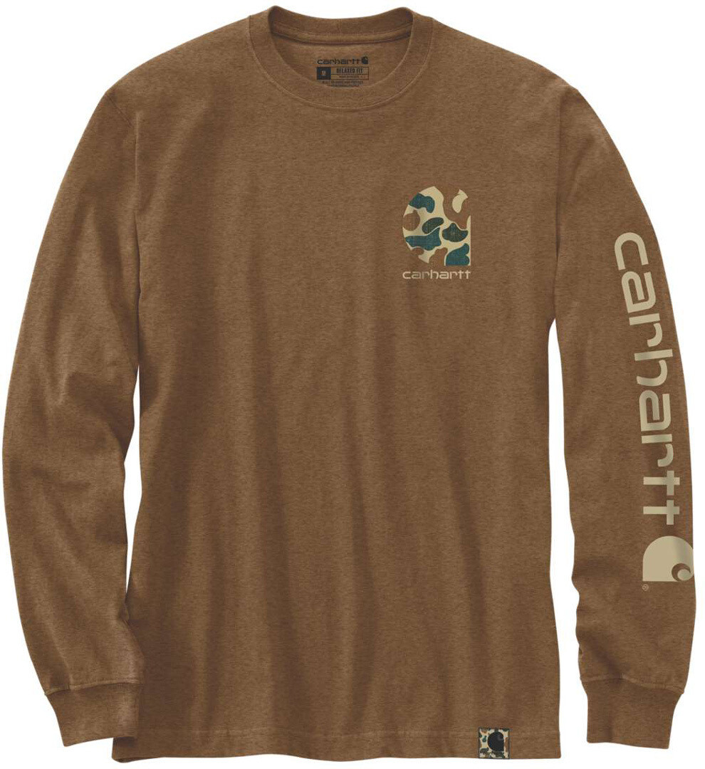 

Свитшот Carhartt Camo Logo Graphic, светло-коричневый