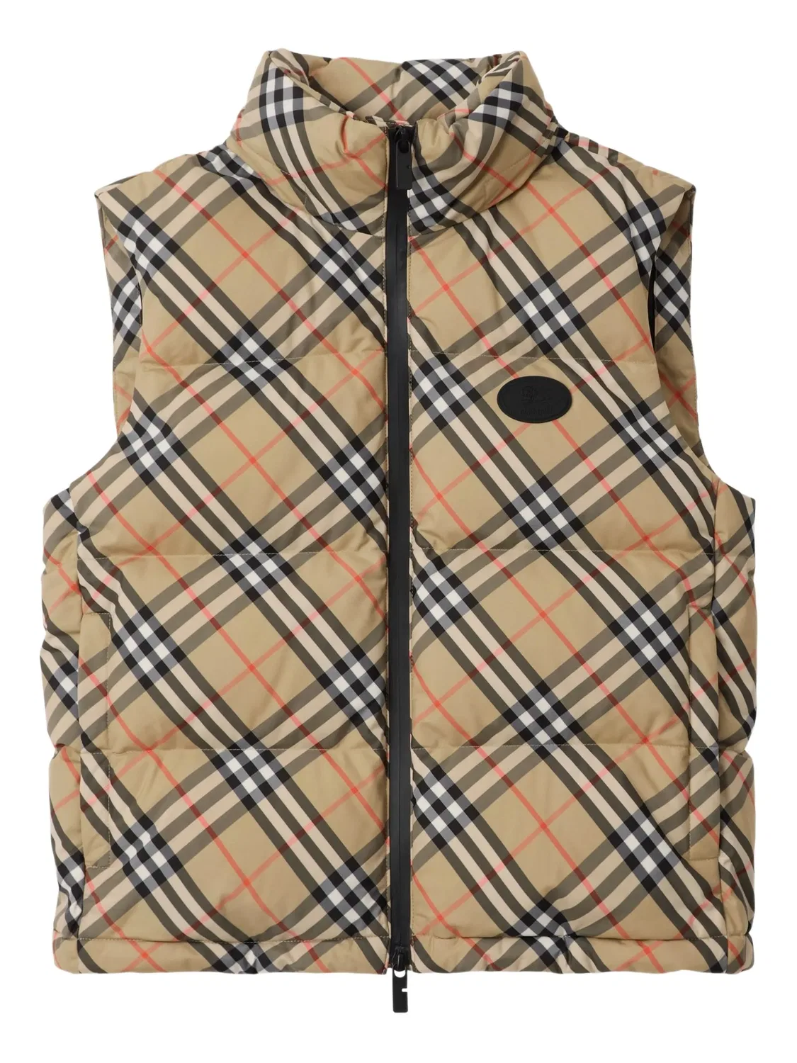 Пуховка без рукавов Burberry, бежевый