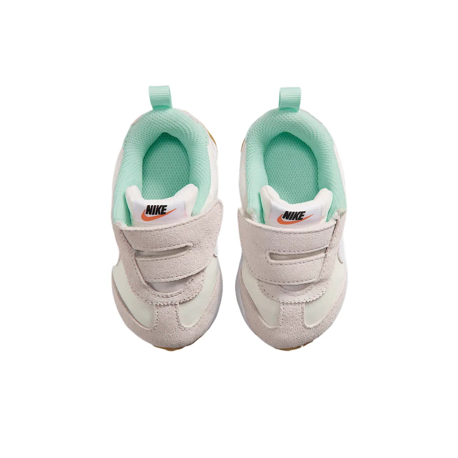 Детские туфли для малышей Nike Pacific, Цвет: Sail White/Rubber Light Brown/Safety Orange/Arctic Green — фото 4