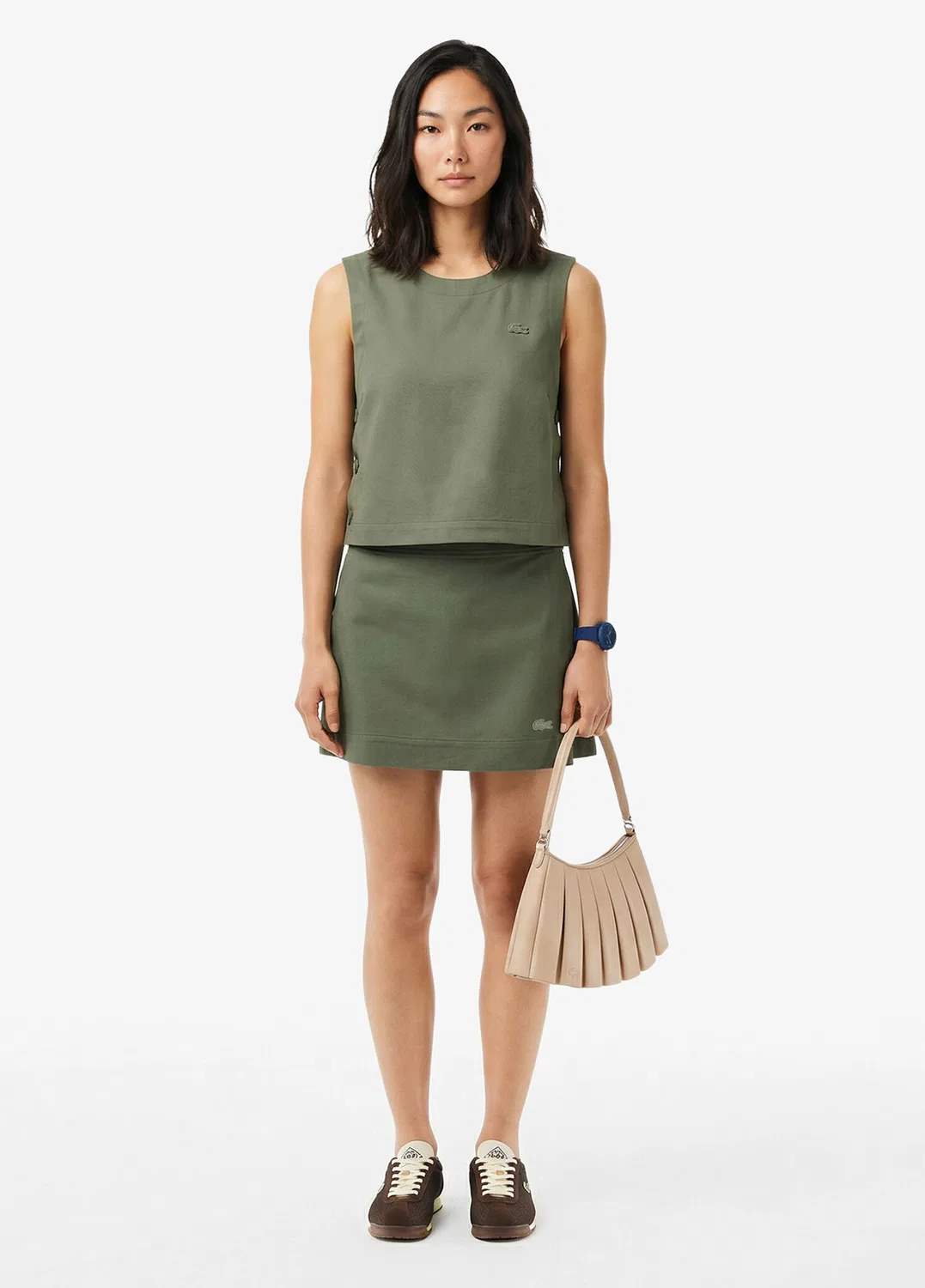 Юбка Lacoste Classic Fit, хаки