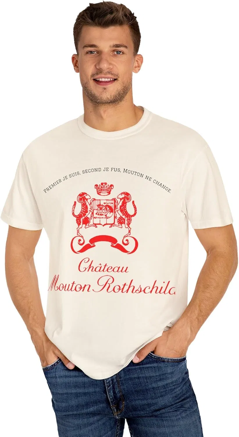 Футболка с принтом Château Mouton Rothschild Comfort Colors, Ivory — фото 2