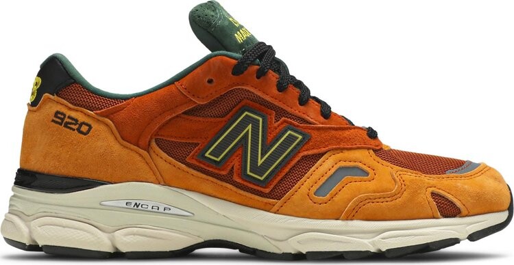 Кроссовки New Balance Sneakersnstuff x 920 Made in England 'SNS Sports World', оранжевый — фото 2